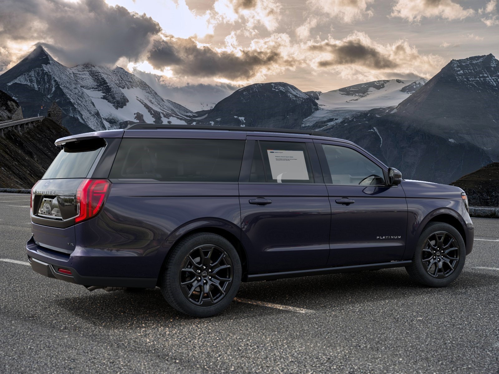 New 2027 Blue Ember Metallic Ford Platinum image 6