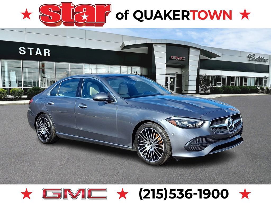 Gray 2022 Mercedes-Benz C-Class C 300 Sedan 4MATIC Sedan All-Wheel Drive