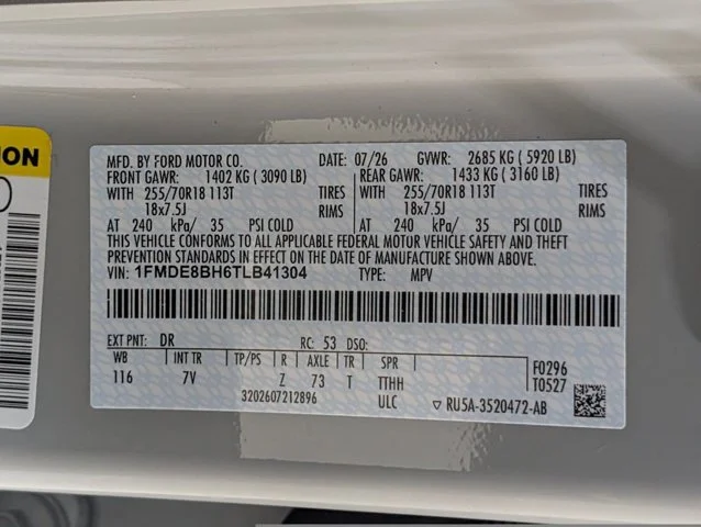 New 2026 Avalanche Gray Ford Outer Banks® image 55