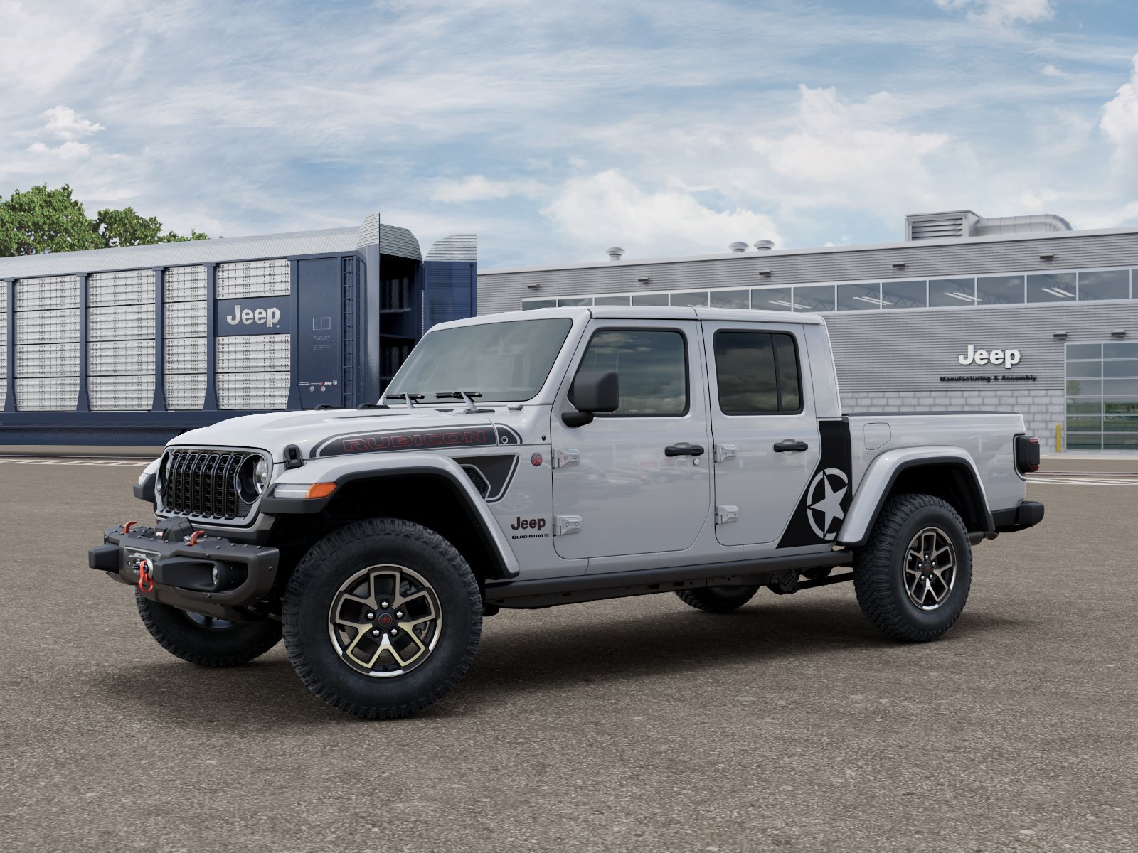 New 2026 Bright White Clear-Coat Exterior Paint Jeep  image 1