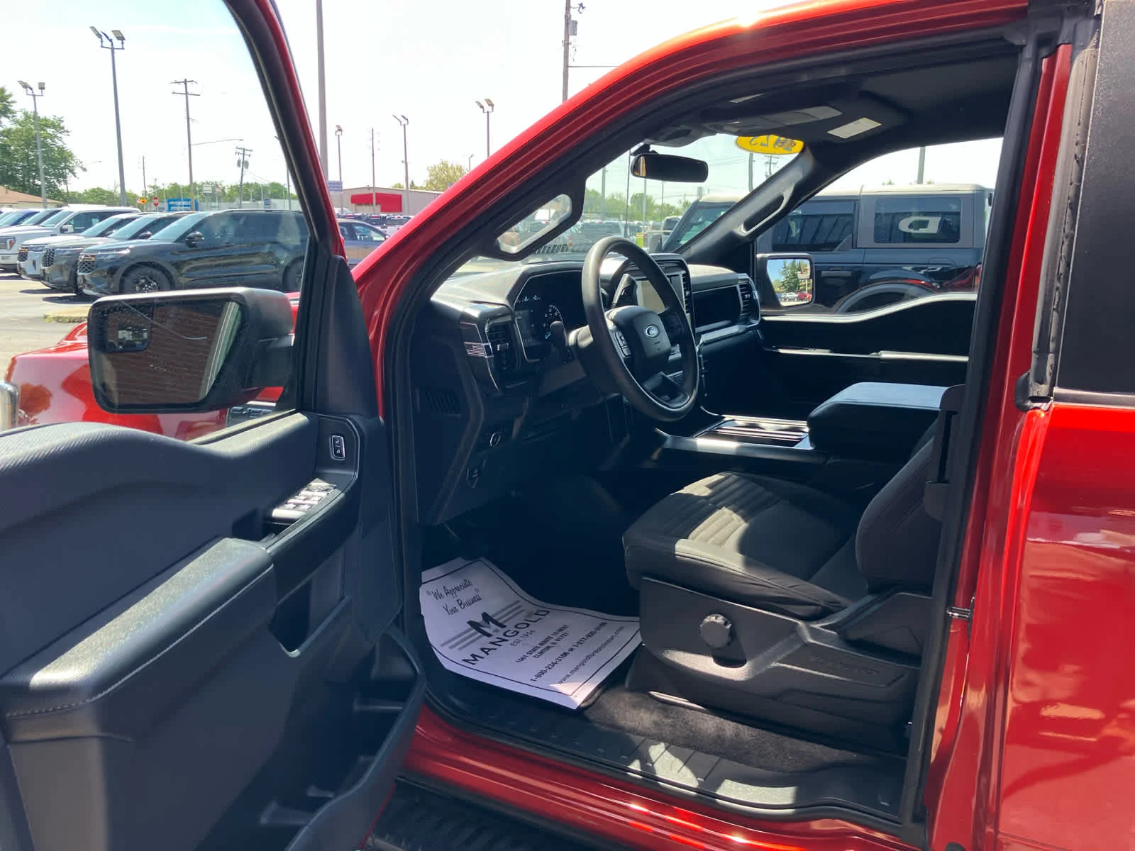 Used 2023 Hot Pepper Red Metallic Tinted Clearcoat Ford XL image 8