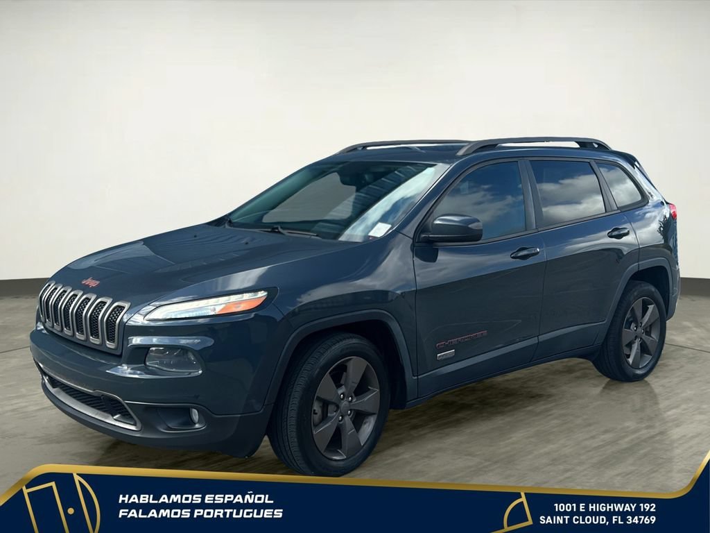 Used 2016 Jeep Cherokee 75th Anniversary with VIN 1C4PJLCS0GW319738 for sale in St. Cloud, FL