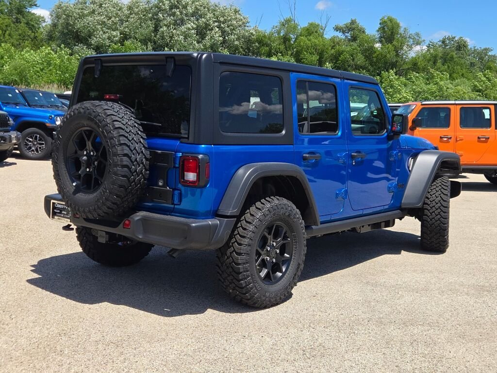 New 2026 Hydro Blue Pearl-Coat Exterior Paint Jeep Willys image 11