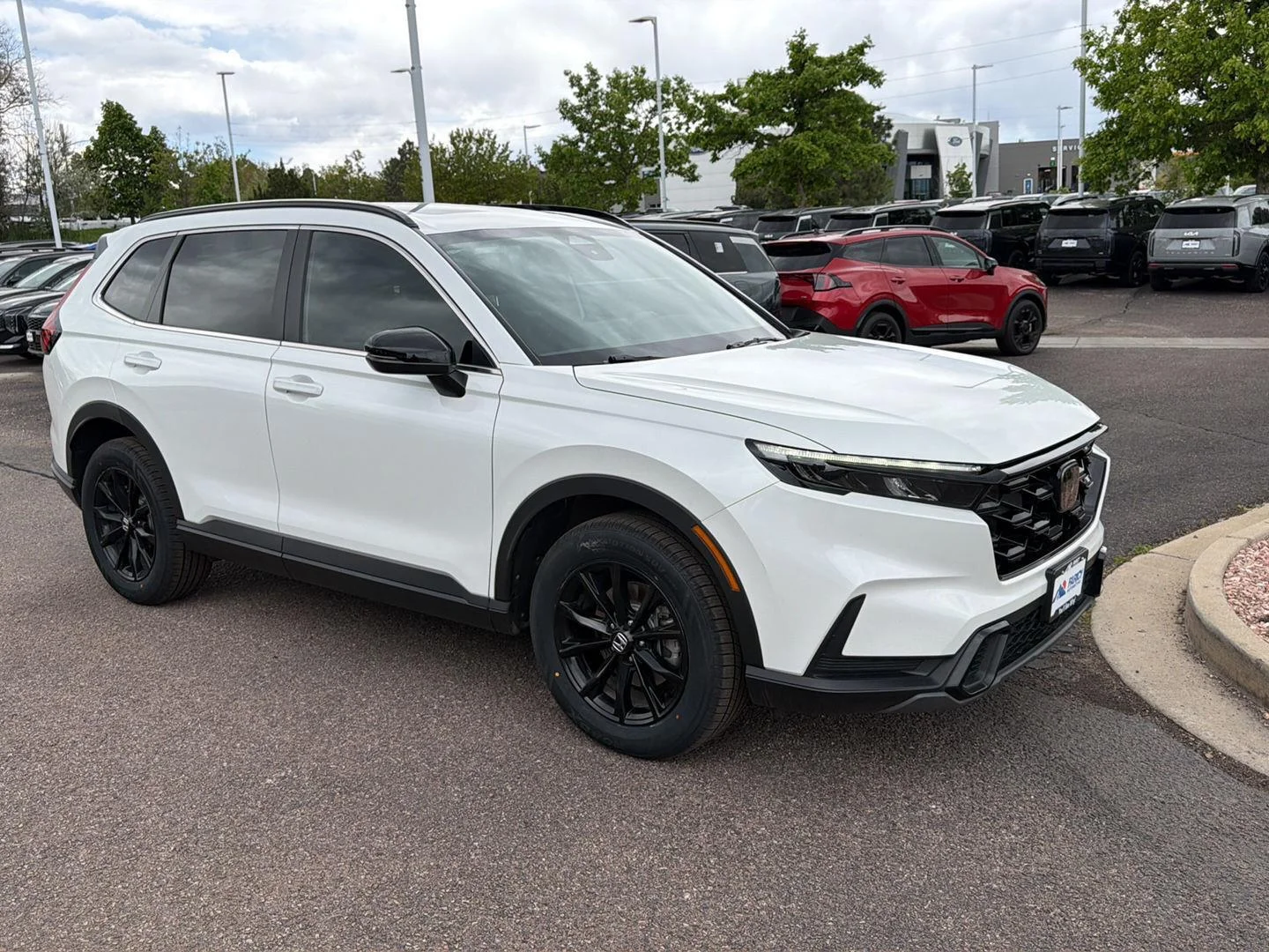 Used 2024 Platinum White Pearl Honda Sport image 6