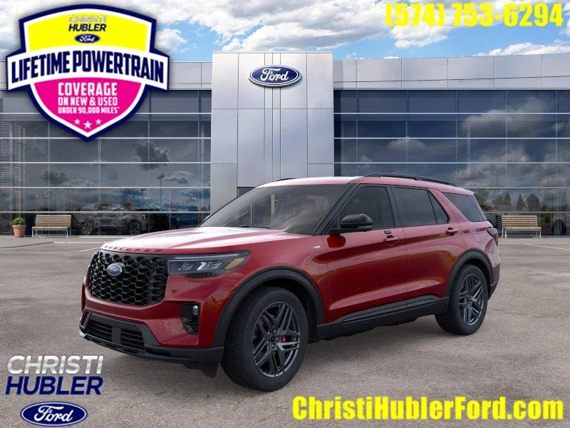 New 2026 Rapid Red Metallic Tinted Clearcoat Ford ST-Line image 1