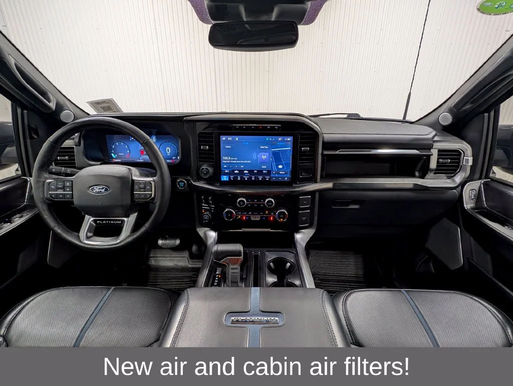 Certified Used 2024 Carbonized Gray Metallic Ford Platinum image 3