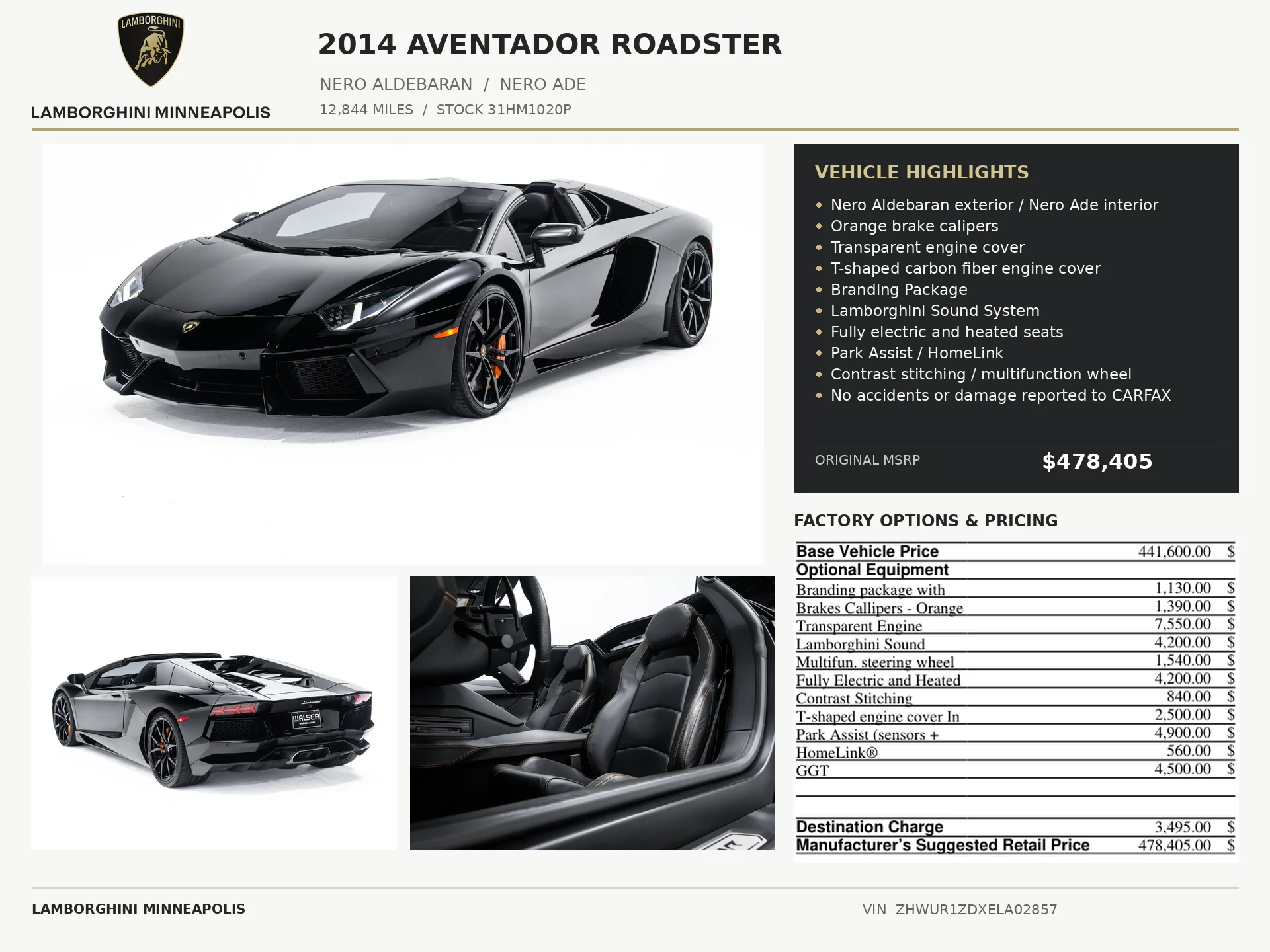 Used 2014  Lamborghini LP700-4 image 2