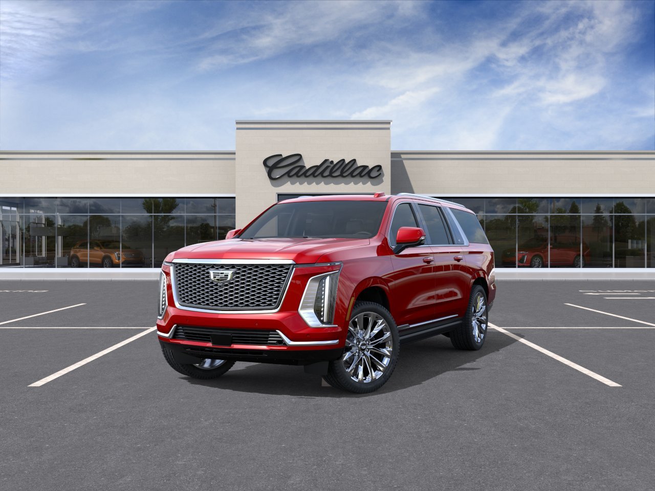 New 2026 Radiant Red Tintcoat Cadillac Platinum Luxury image 8