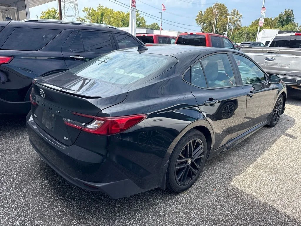 Used 2025 Black Toyota SE image 3