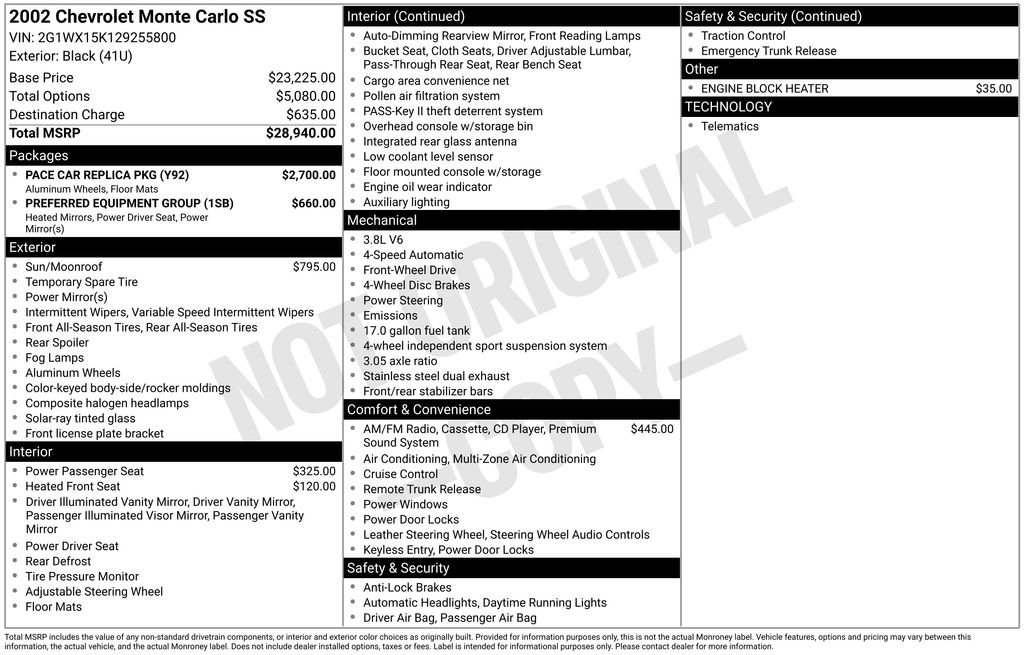 Used 2002 Black Chevrolet SS image 24