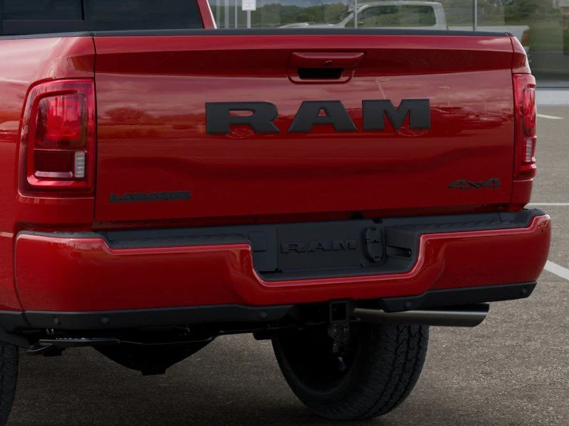 New 2026 Flame Red Clear-Coat Exterior Paint RAM Laramie image 14