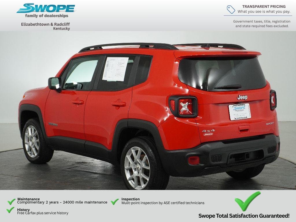 Used 2022 Colorado Red Clearcoat Jeep Sport image 5