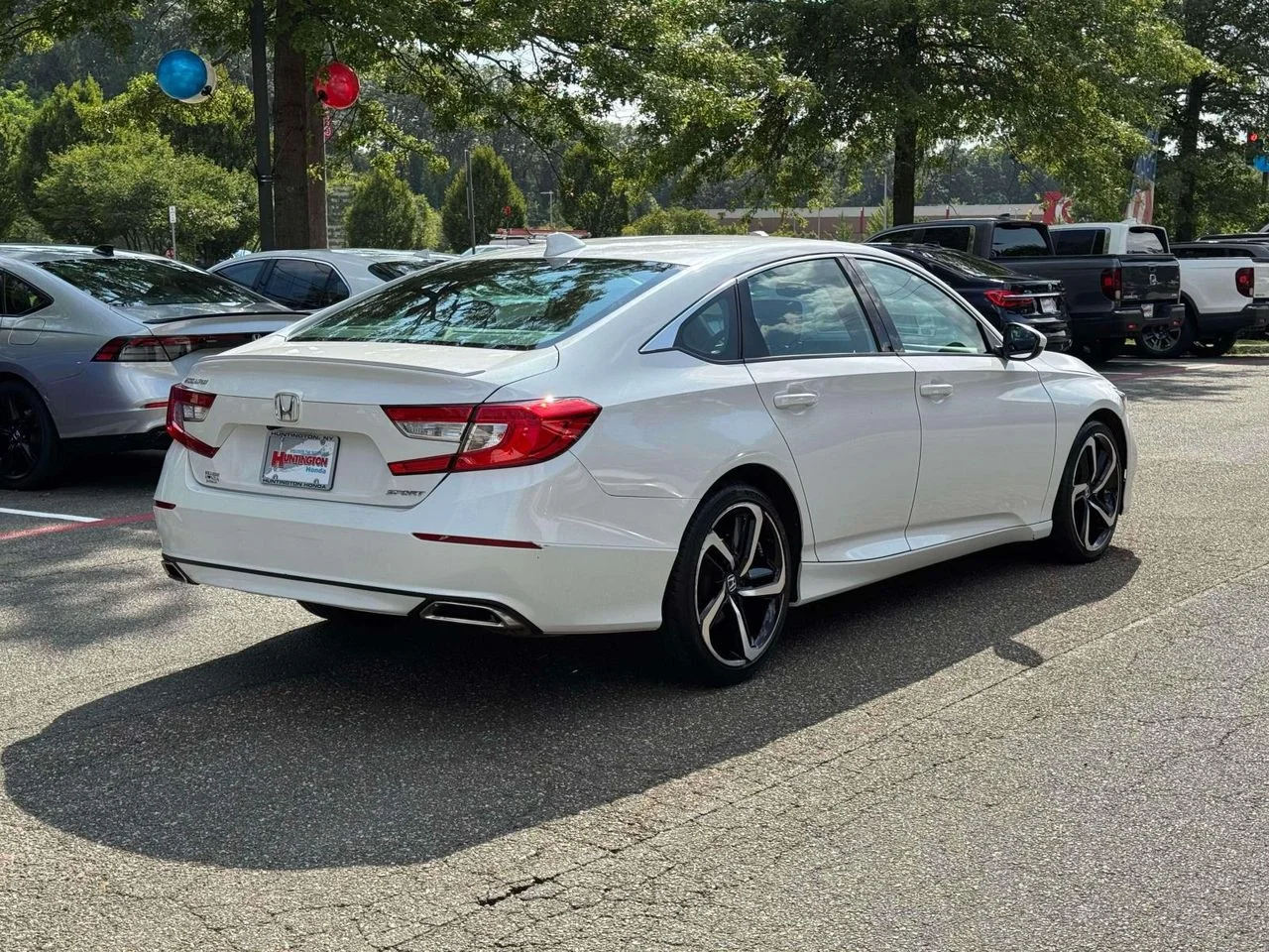 Used 2019 Platinum White Pearl Honda Sport image 7
