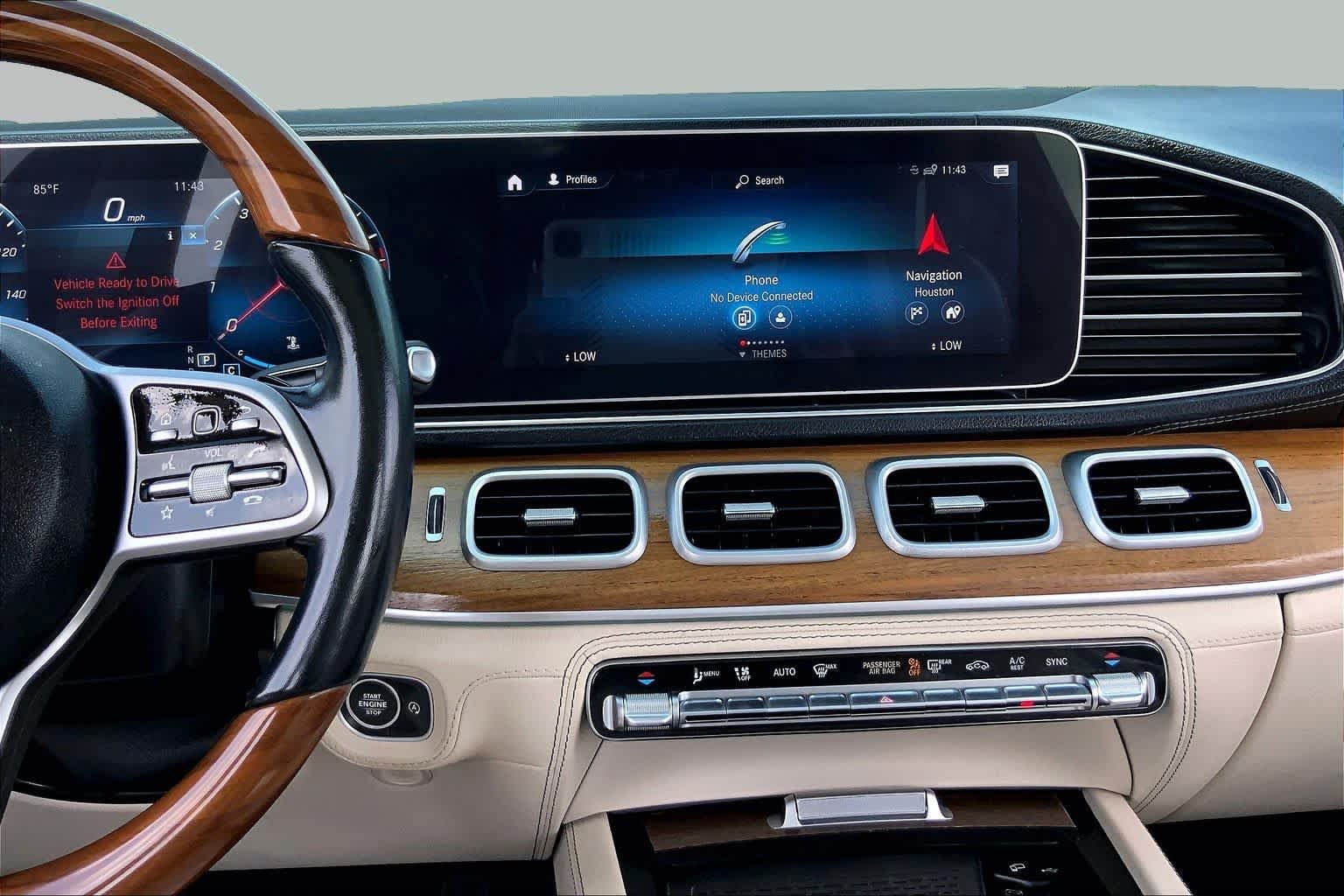Used 2021 designo Diamond White Metallic Mercedes-Benz GLE 350 image 7
