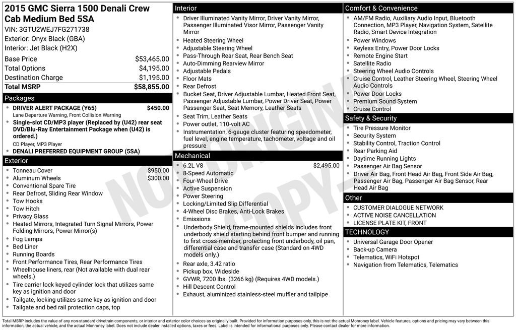Used 2015 Black GMC Denali image 6