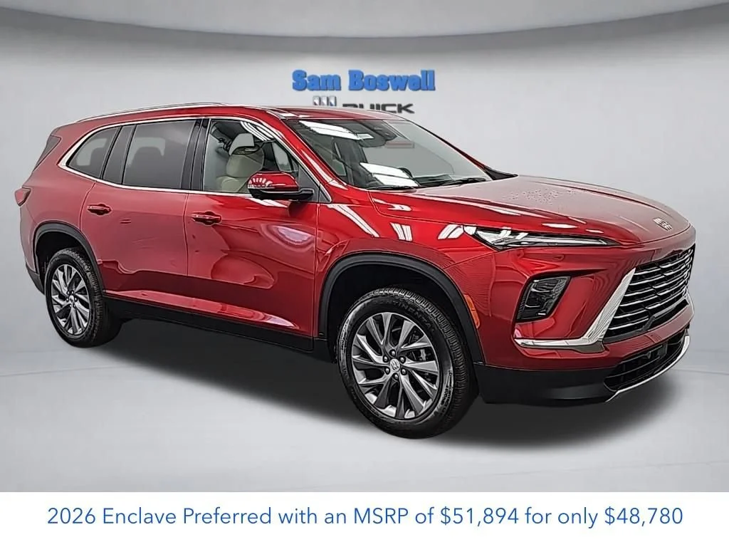 New 2026 Cherry Red Tintcoat Buick Preferred image 1