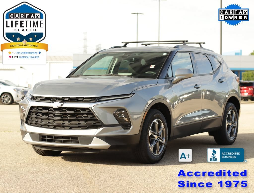 Used 2024 Sterling Gray Metallic Chevrolet 2LT image 3