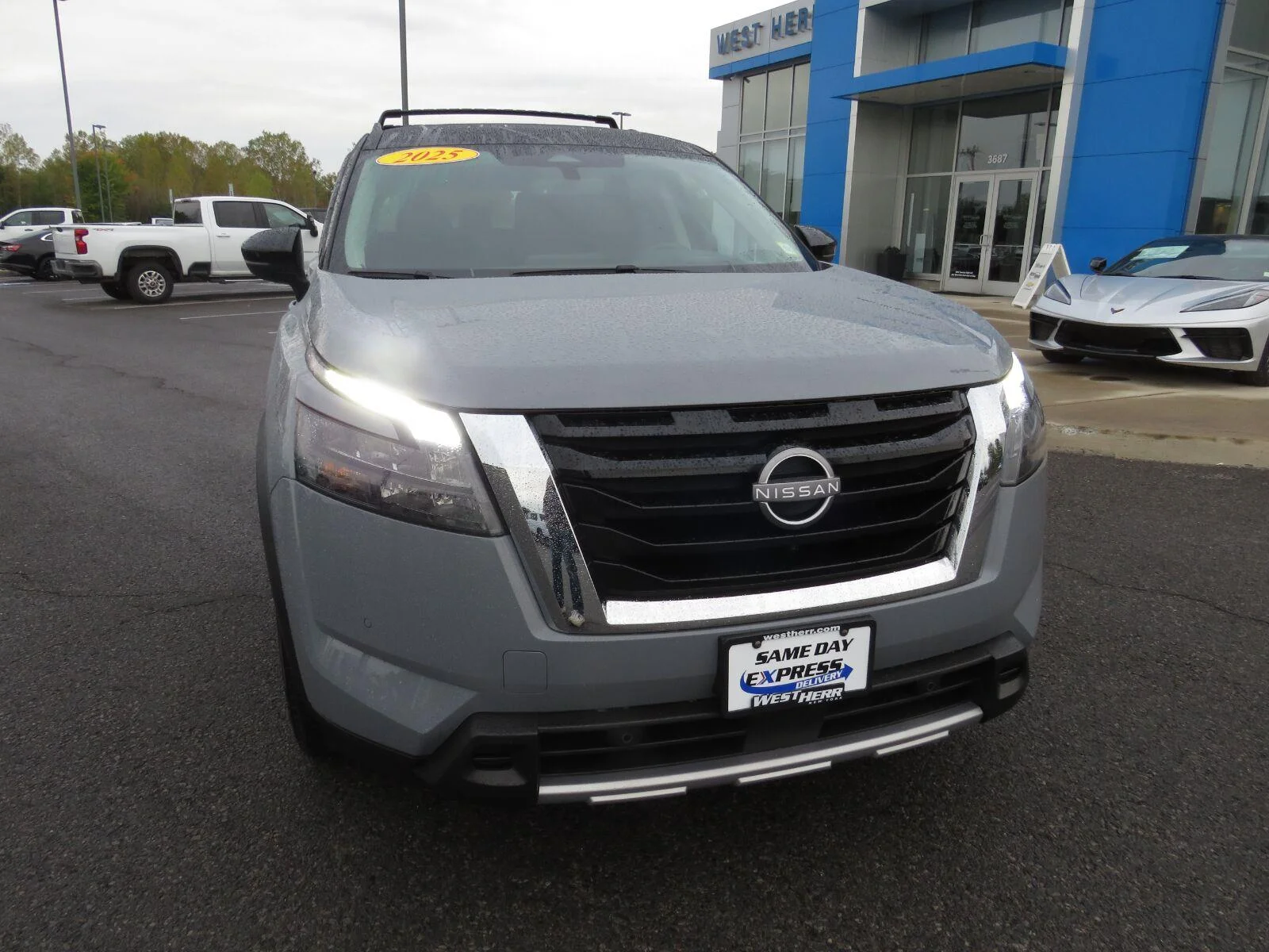 Used 2025 Solid Gray/Super Black Nissan Platinum image 5