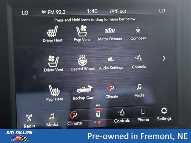 Used 2021 Bright White Clearcoat Ram Laramie image 3