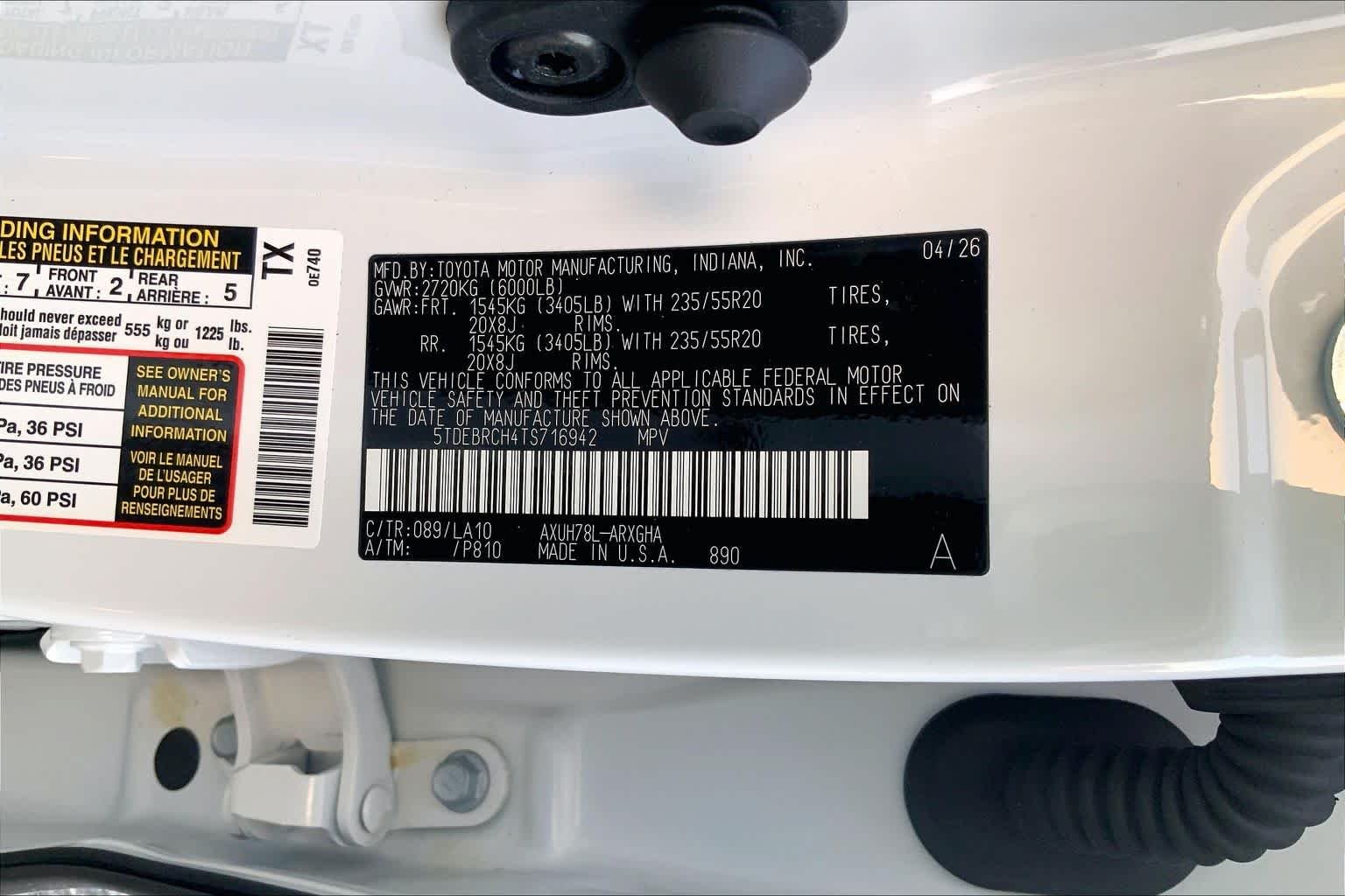 Used 2026 Wind Chill Pearl Toyota Hybrid Platinum image 30
