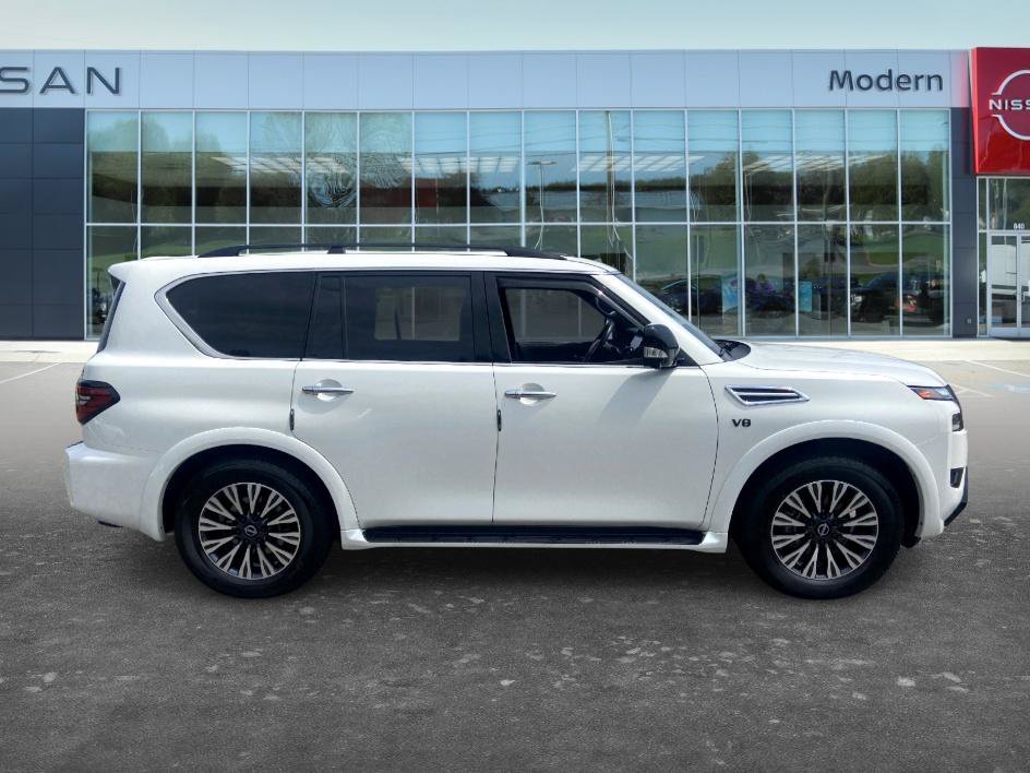 Used 2021 Aspen White Tricoat Nissan SL image 4