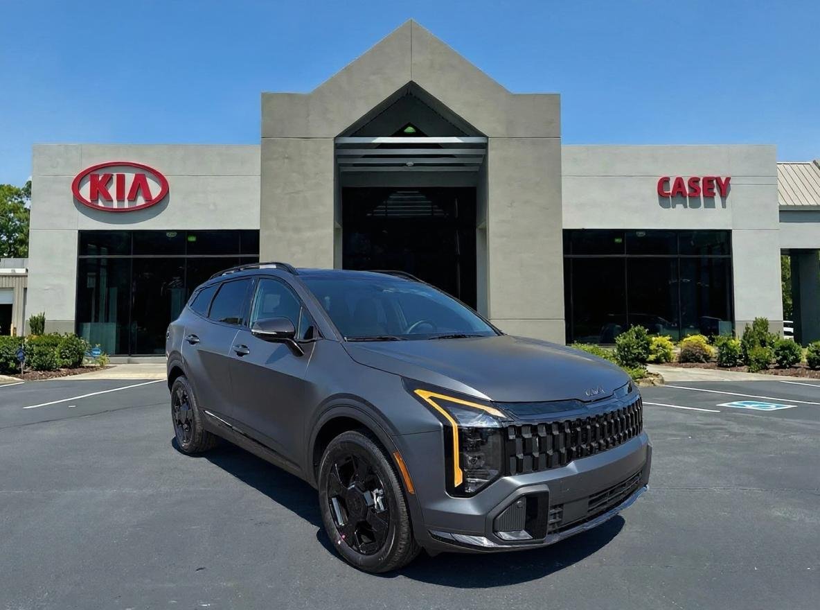 New 2026 Shadow Matte Gray Kia X-Line image 1