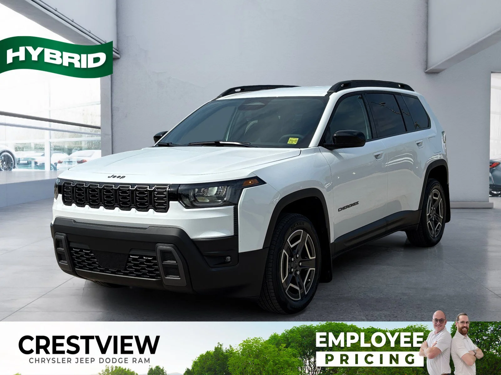 New 2026 Bright White Jeep Laredo image 1