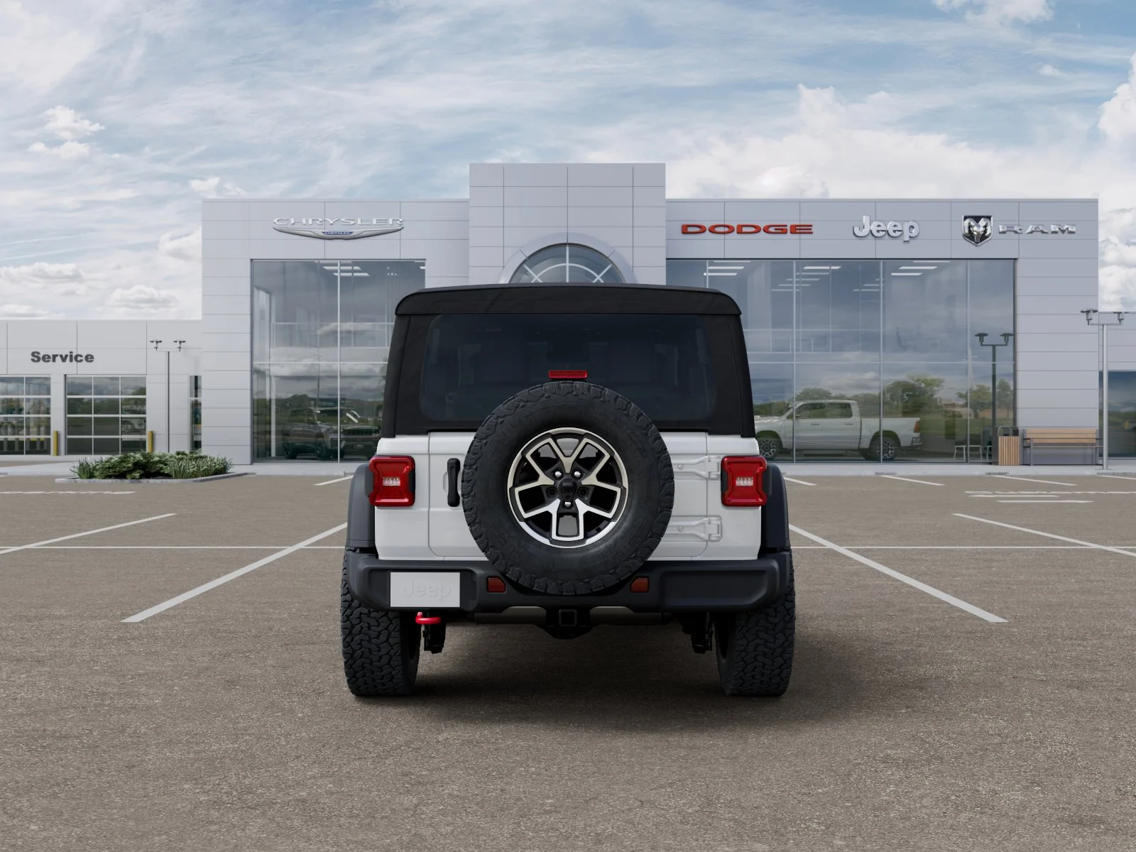 New 2026 Bright White Clear-Coat Exterior Paint Jeep Rubicon image 38
