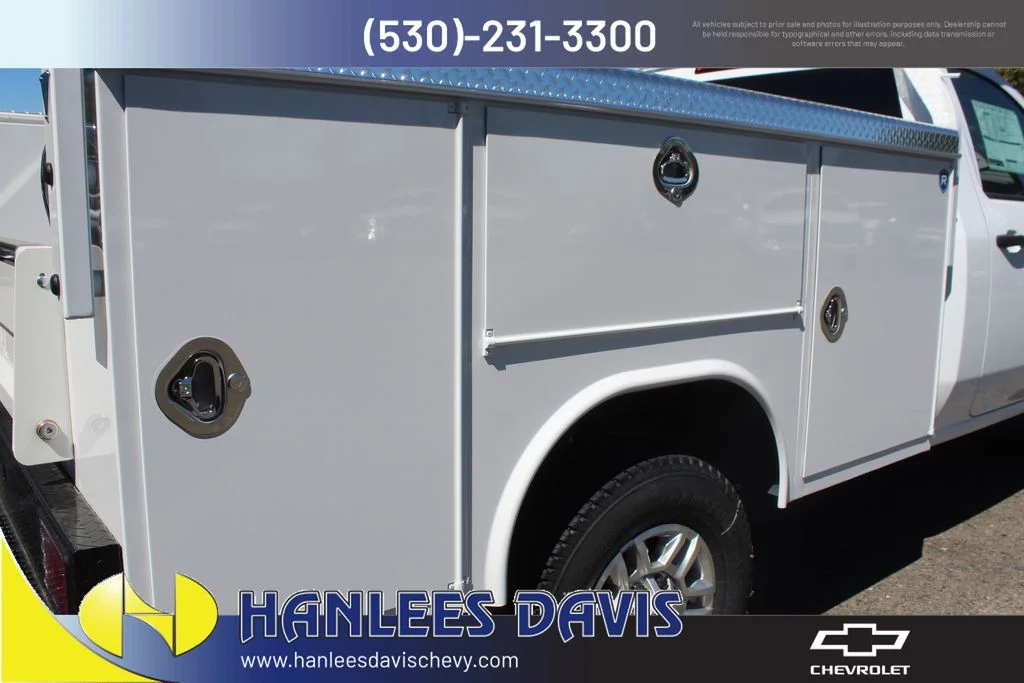 New 2026 White Chevrolet Work Truck image 11