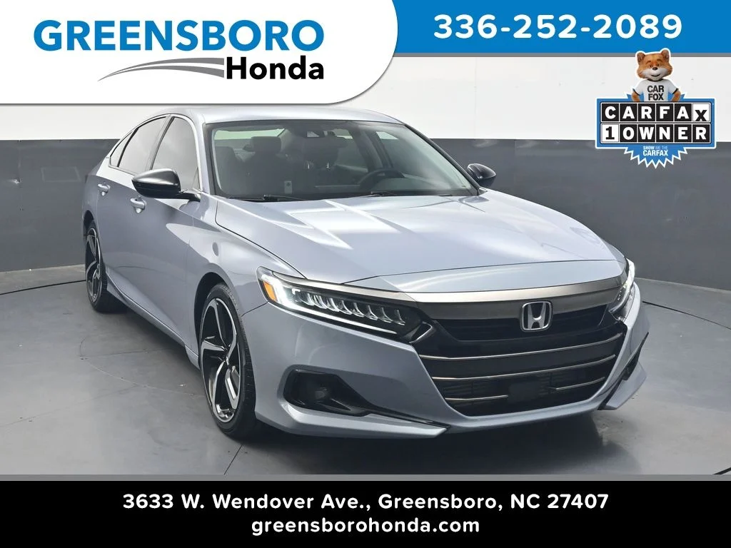 Certified Used 2022 Sonic Gray Pearl Honda Sport Special Edition image 1