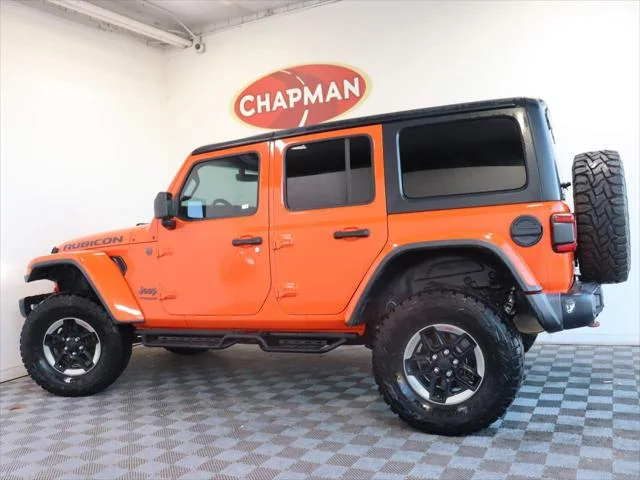 Used 2018 Orange Jeep Rubicon 4x4 image 3