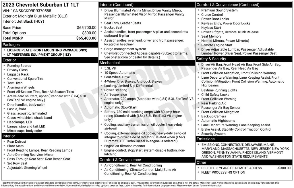 Used 2023 Blue Chevrolet LT image 17