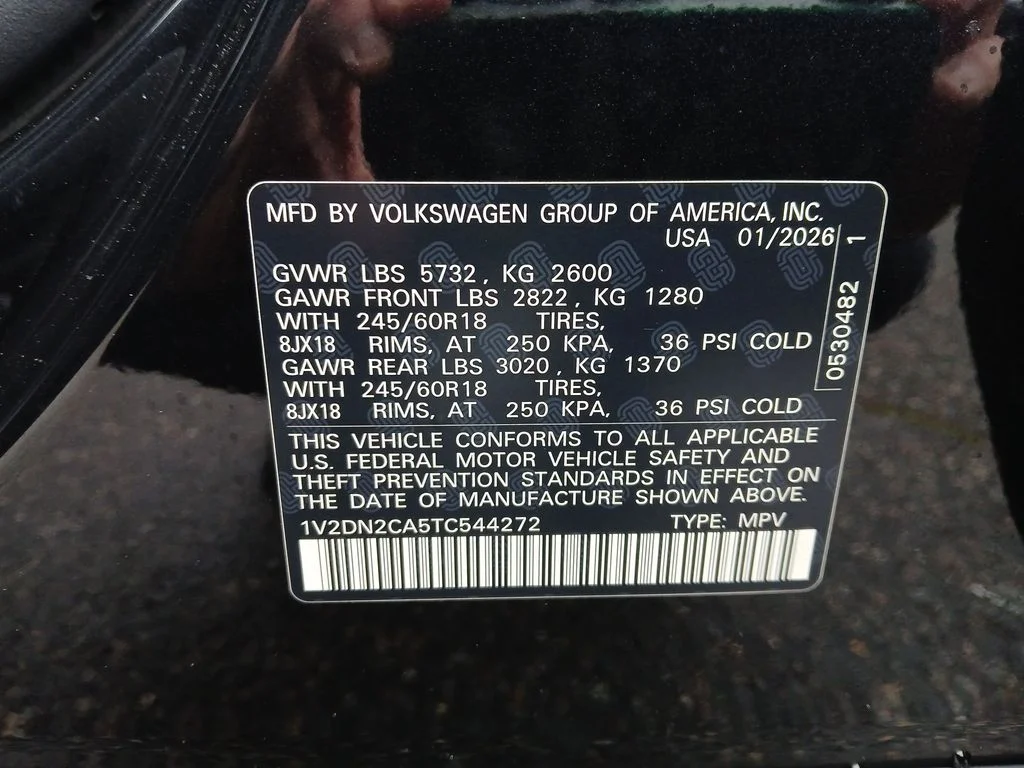New 2026 Black Volkswagen 2.0T SE image 28