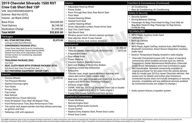 Used 2019 Red Chevrolet RST image 38