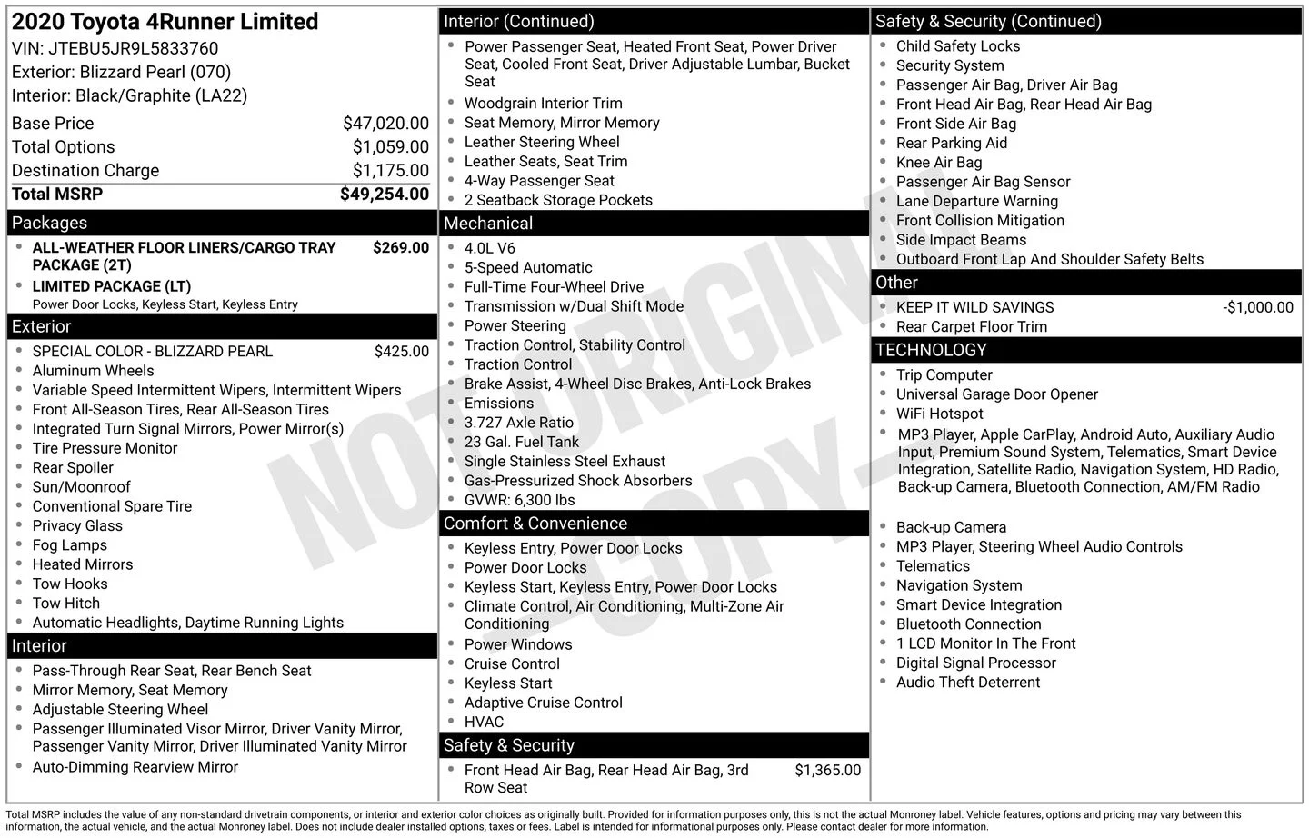Used 2020  Toyota Limited image 2