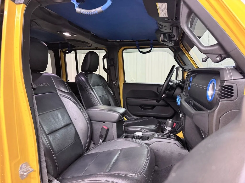 Used 2018 Yellow Jeep Unlimited Sahara image 36