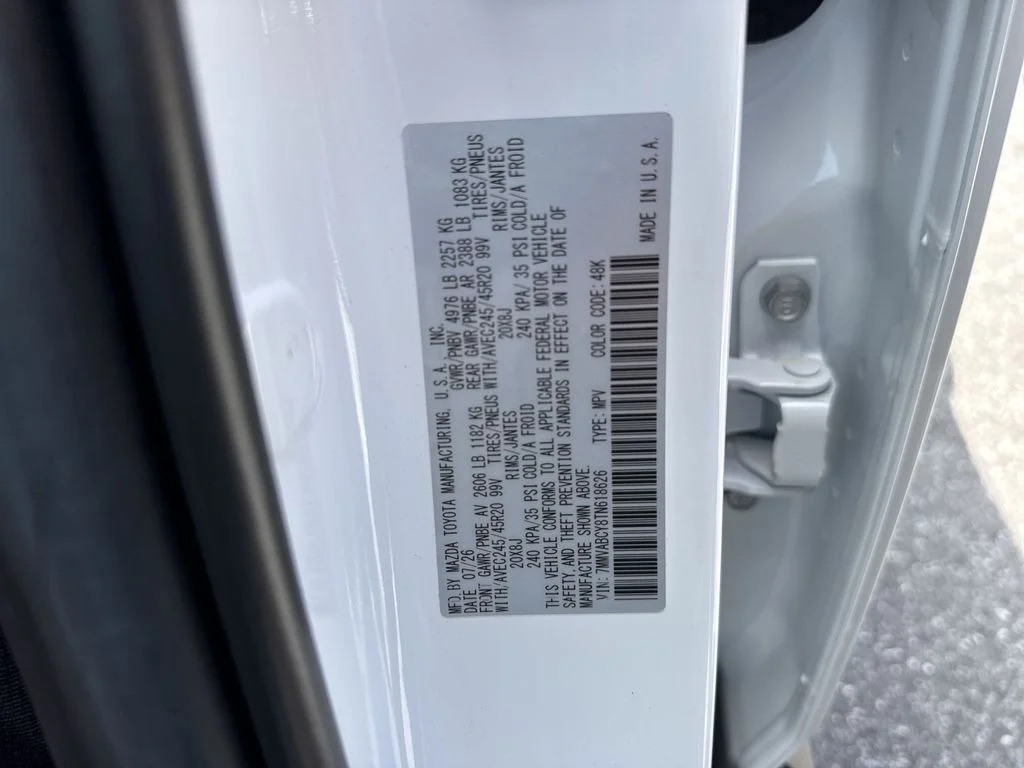 New 2026 Wind Chill Pearl Mazda 2.5 Turbo AWD image 61