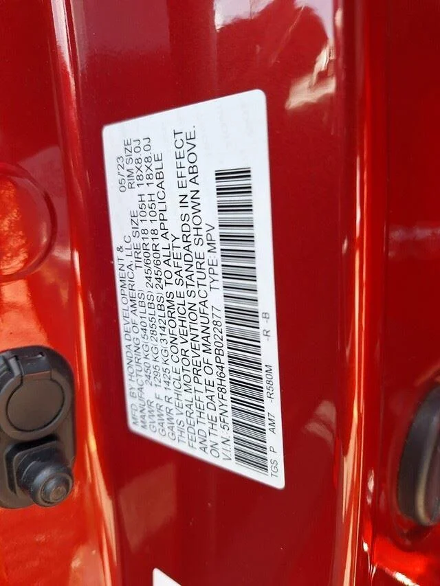 Certified Used 2023 Radiant Red Metallic II Honda TrailSport image 34