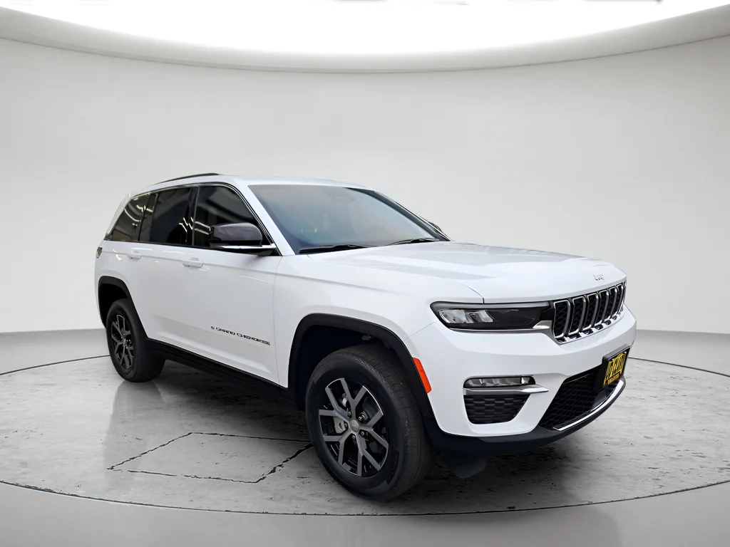 New 2025 Bright White Clear-Coat Exterior Paint Jeep Limited image 1