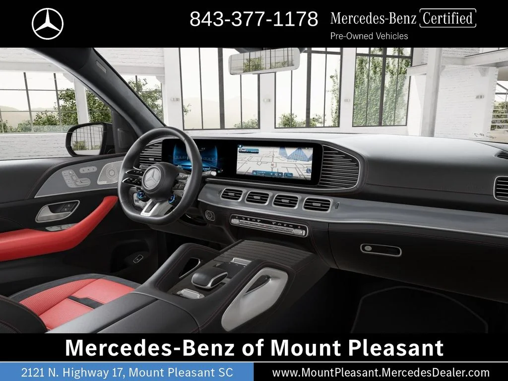 Certified Used 2025 MANUFAKTUR Moonlight White Metallic Mercedes-AMG GLE 63 S AMG® image 6