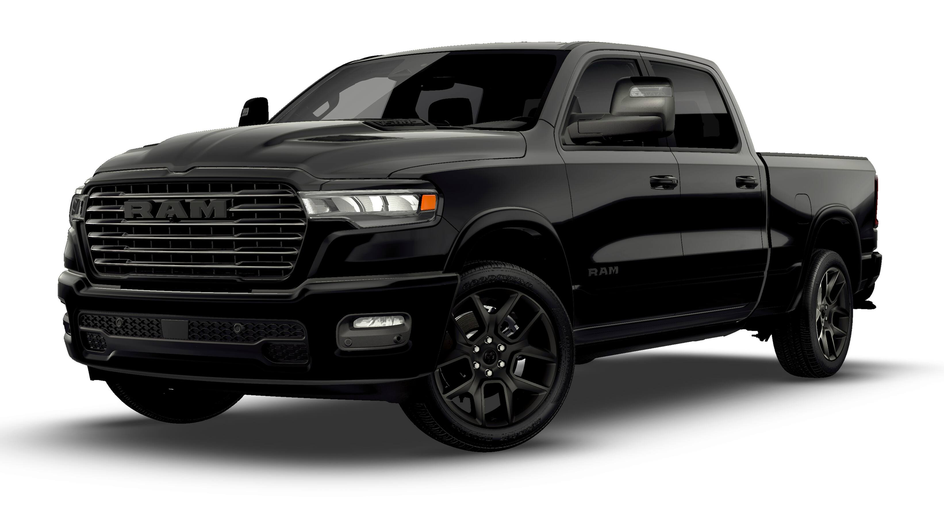 New 2026 Diamond Black Crystal Pearl-Coat Exterior Paint RAM Laramie image 13