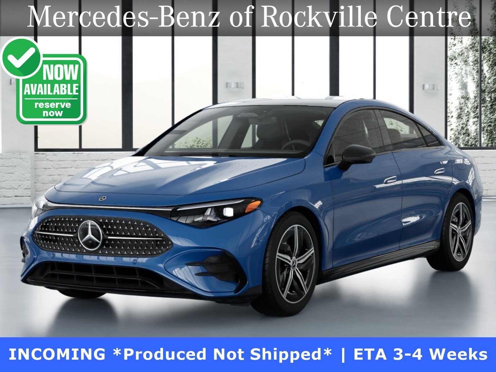 New 2027 Sky Blue Metallic Mercedes-Benz CLA 220 Hybrid FWD image 1