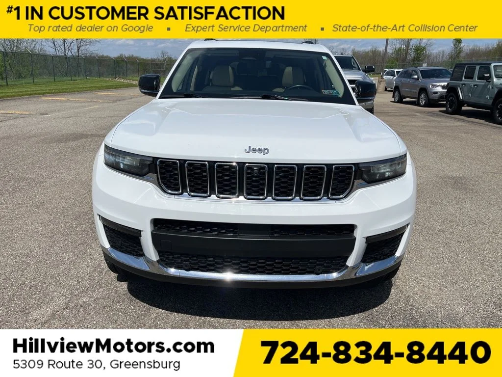 Certified Used 2021 Bright White Clearcoat Jeep Limited image 10