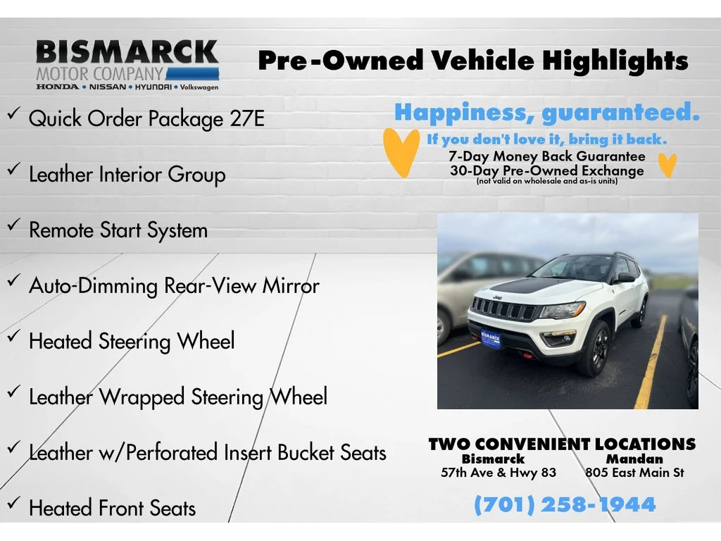 Used 2018 White Jeep Trailhawk image 8
