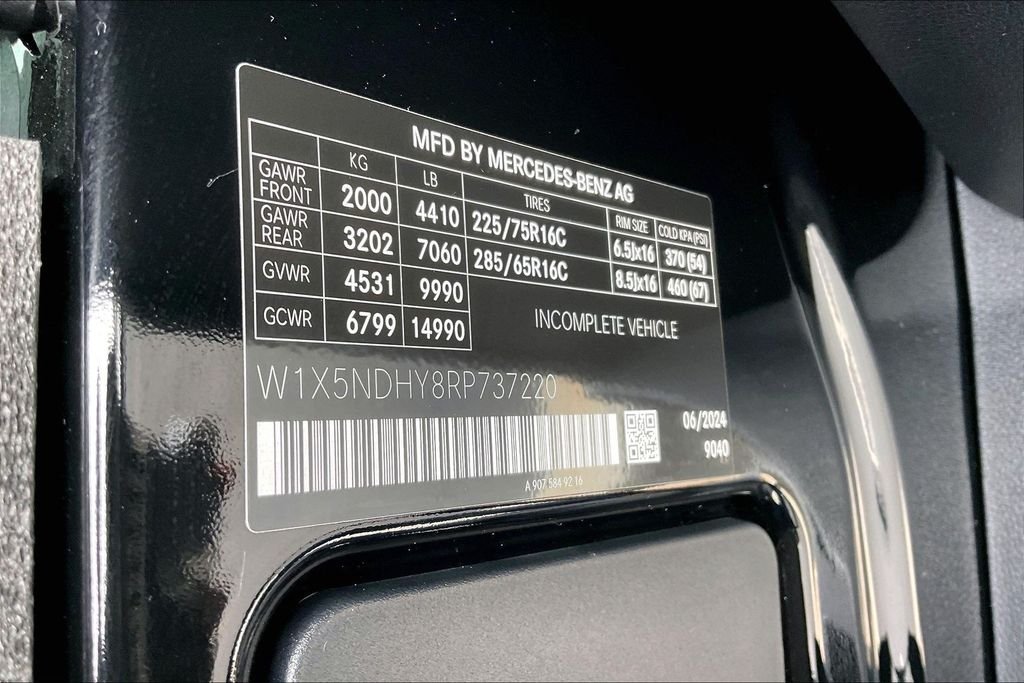 New 2024 Jet Black Mercedes-Benz Cargo 170 WB image 11