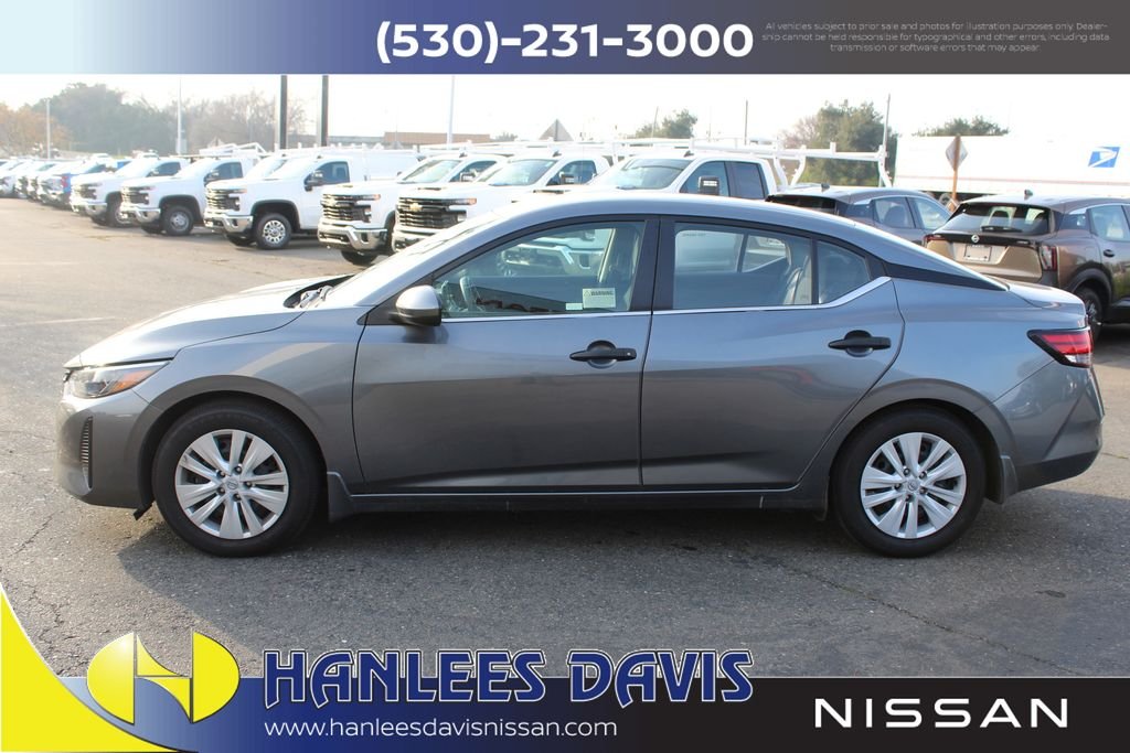 Certified 2025 Nissan Sentra S with VIN 3N1AB8BV4SY269829 for sale in Davis, CA