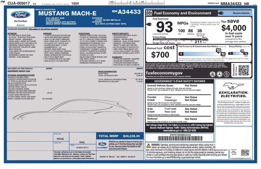 Used 2021 Silver Ford Select image 16