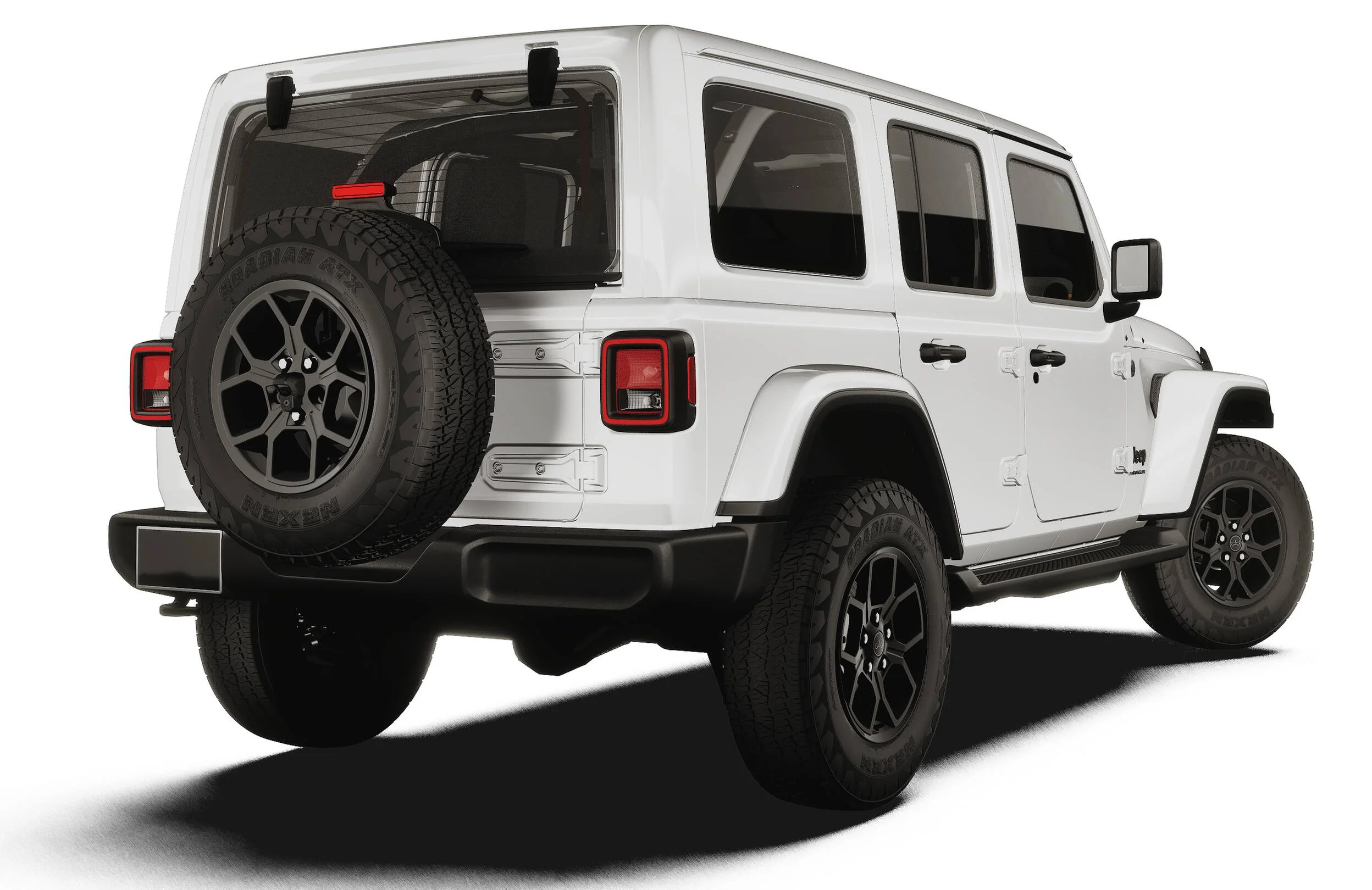 New 2027 Bright White Clear-Coat Paint Jeep  image 2