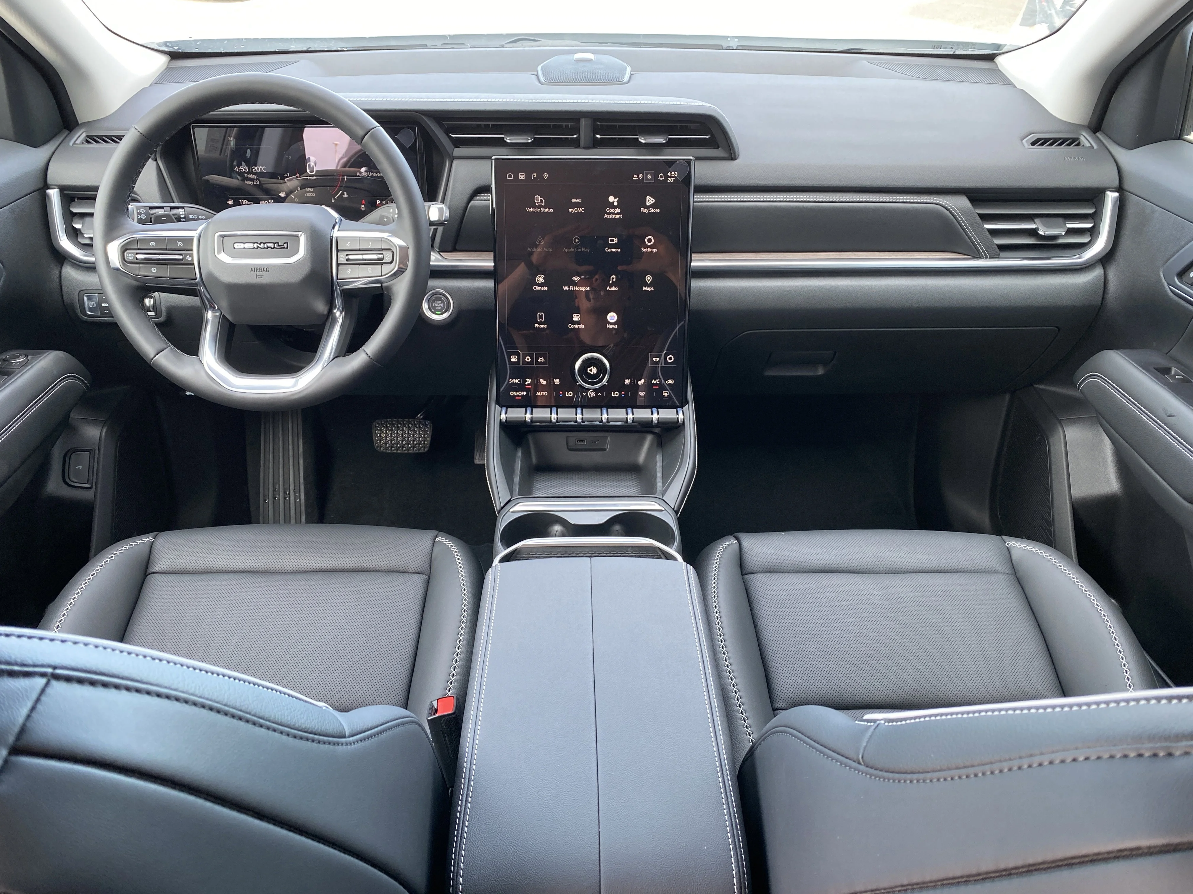 New 2026 GLACIER WHITE TRICOAT GMC AWD Denali image 15