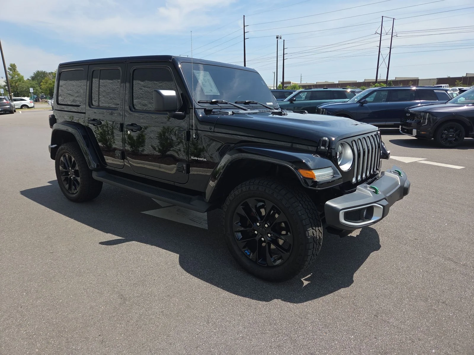 Used 2023 Black Clearcoat Jeep Sahara 4xe image 8